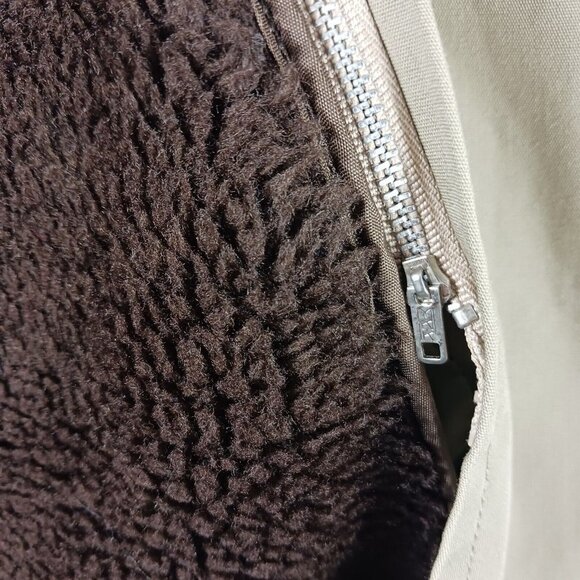 James River Traders Mens Trench Coat Long Detachable Fleece Liner Khaki 44 Long - Picture 6 of 11